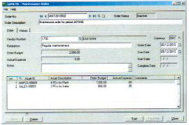 Maintenance Schedule & Expense Processing